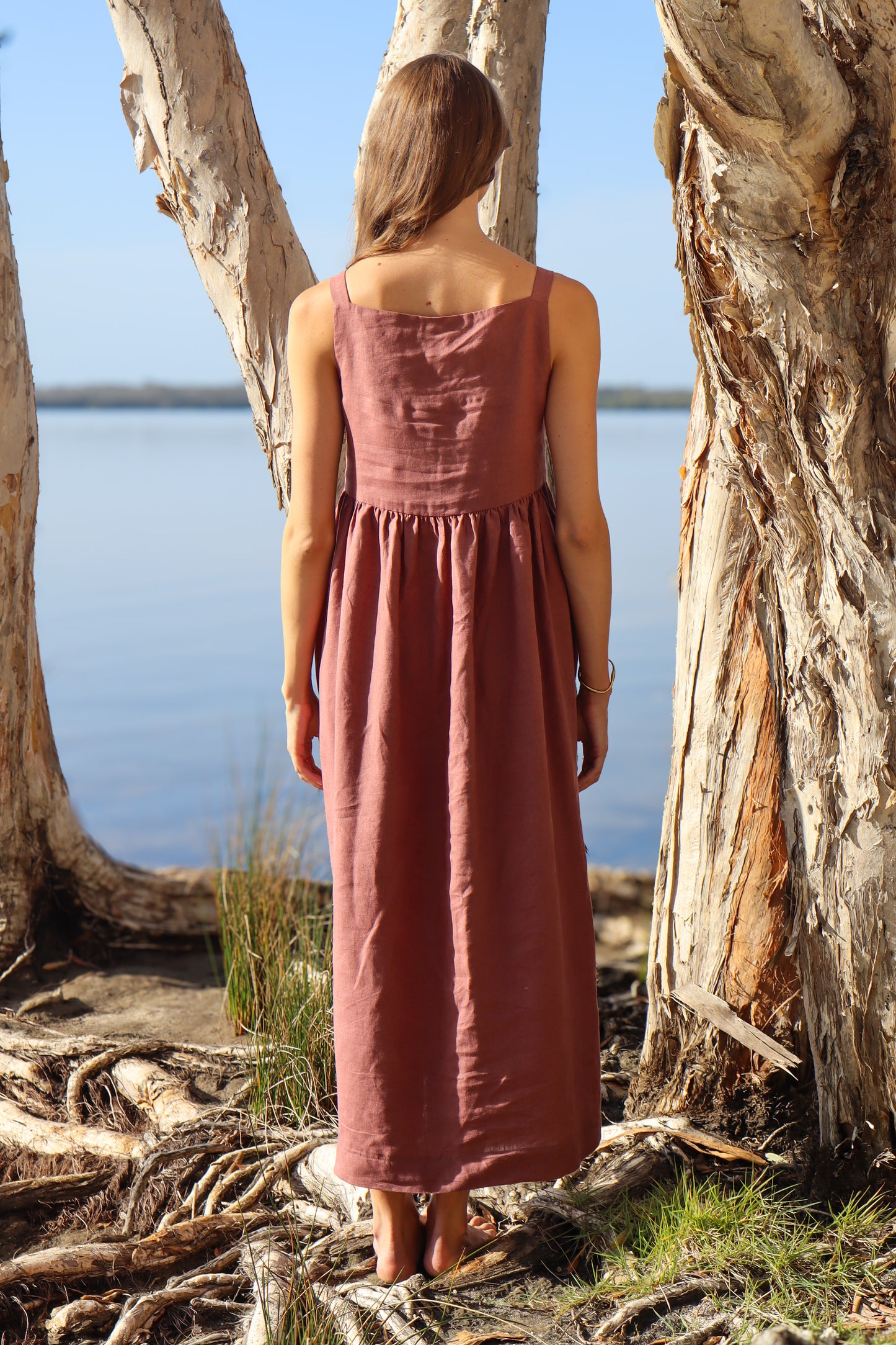 Mia Maxi Dress - Maple