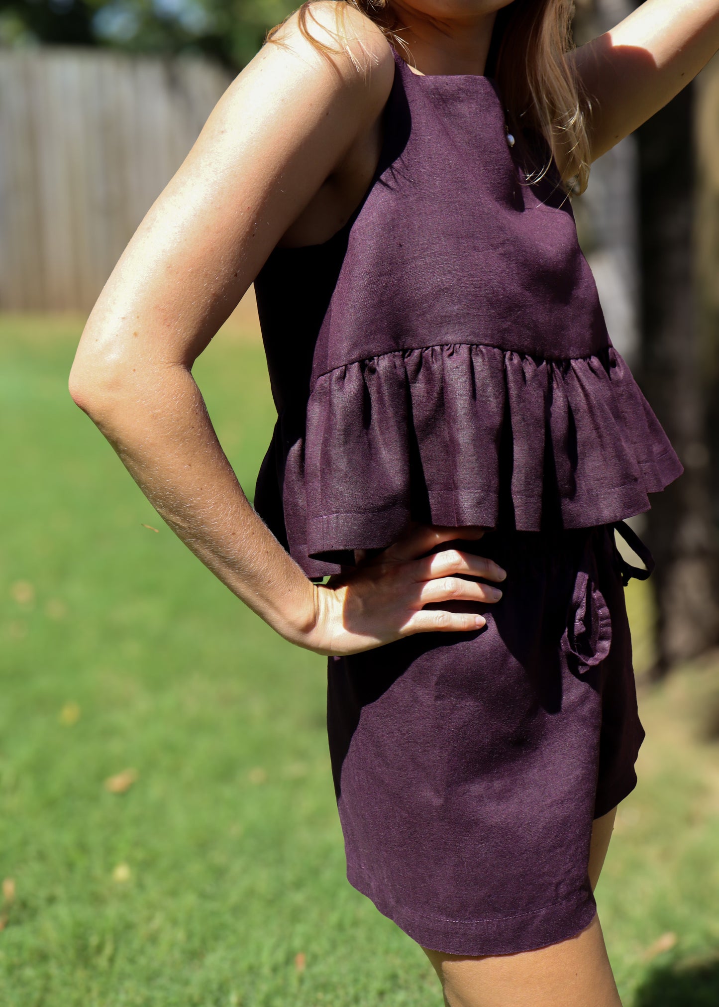 Mia Short Set - Mahogany