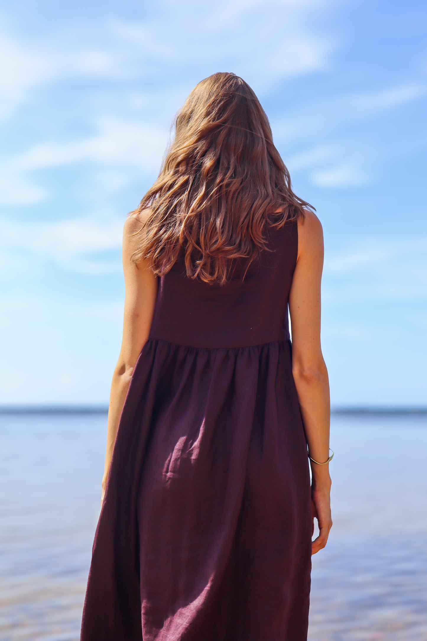 Mia Maxi Dress - Mahogany