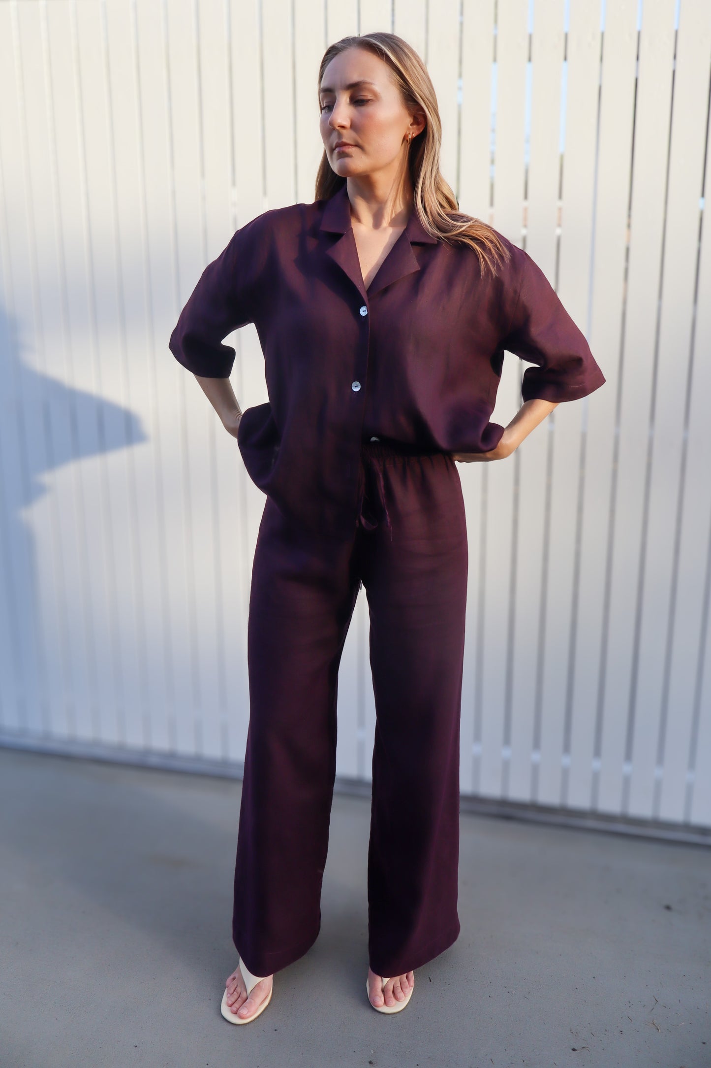 Mia Shirt - Mahogany