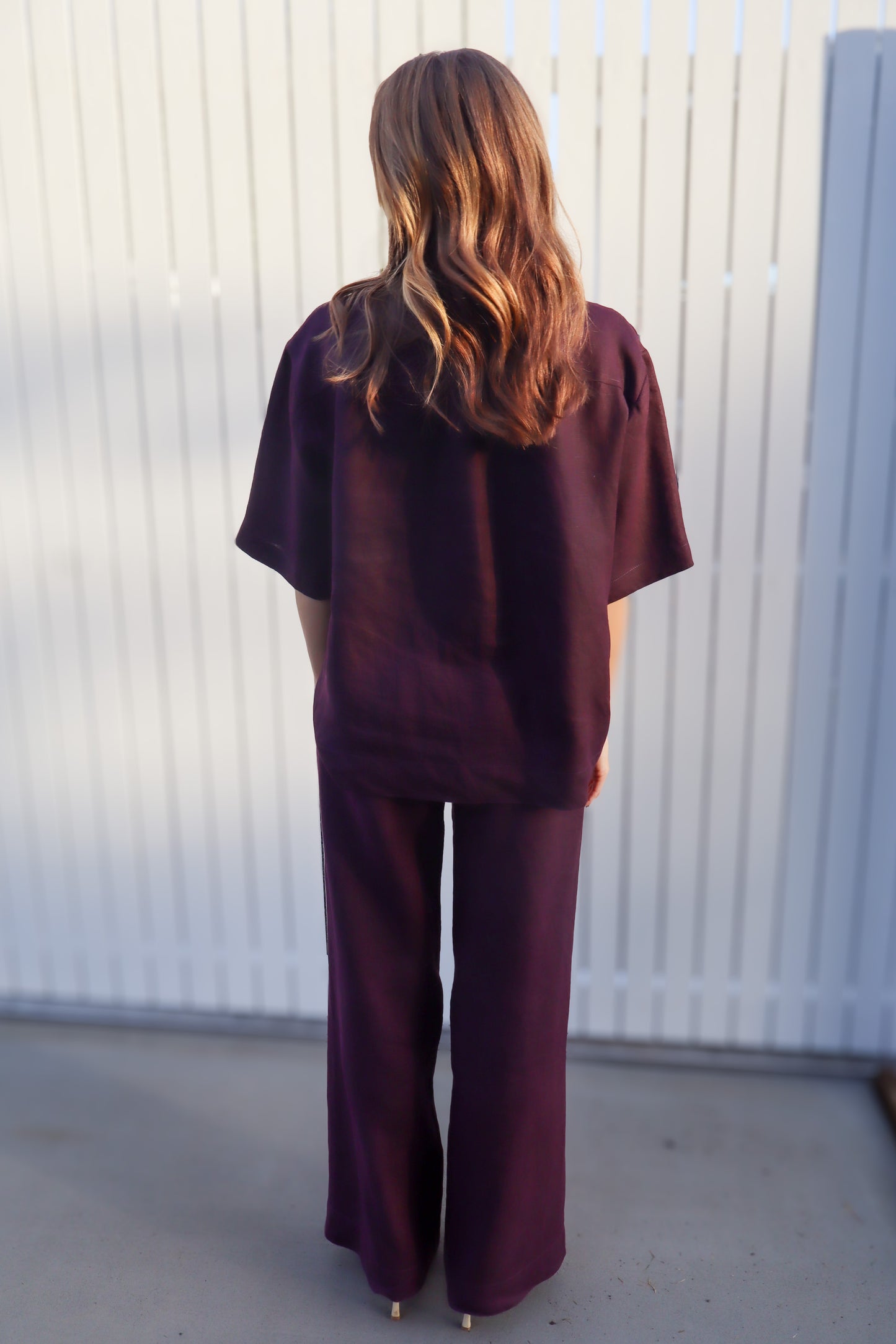 Mia Shirt - Mahogany
