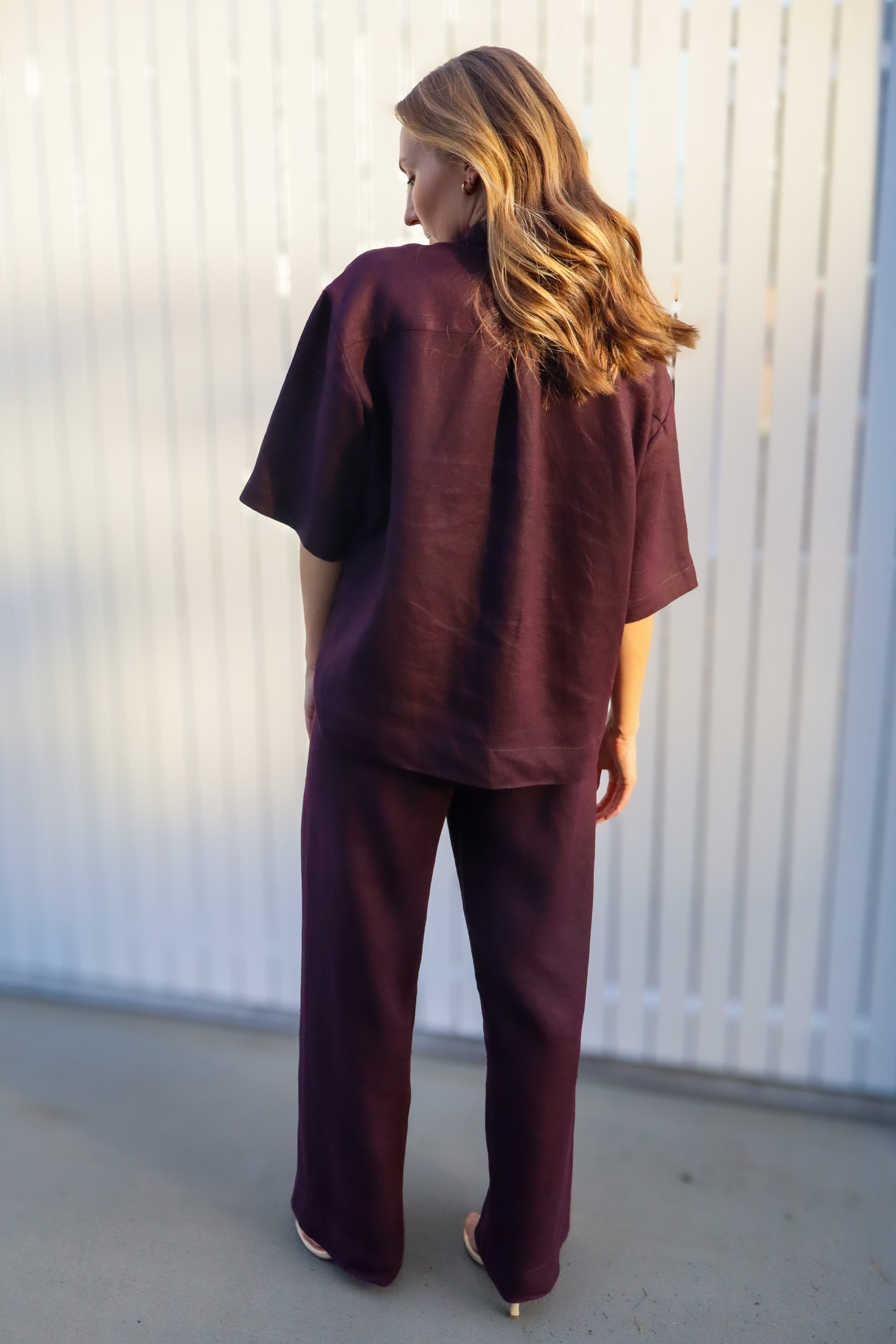 Mia Shirt - Mahogany