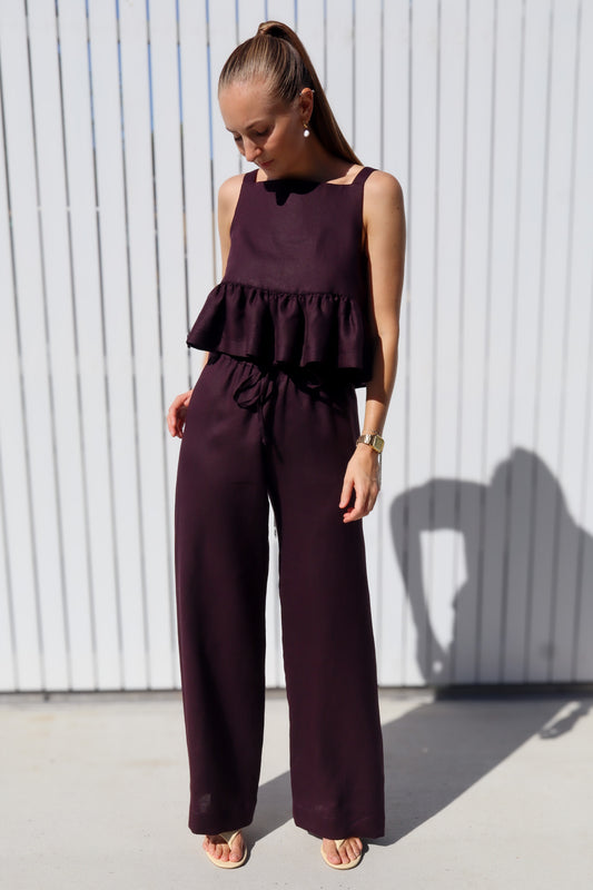 Mia Pant - Mahogany
