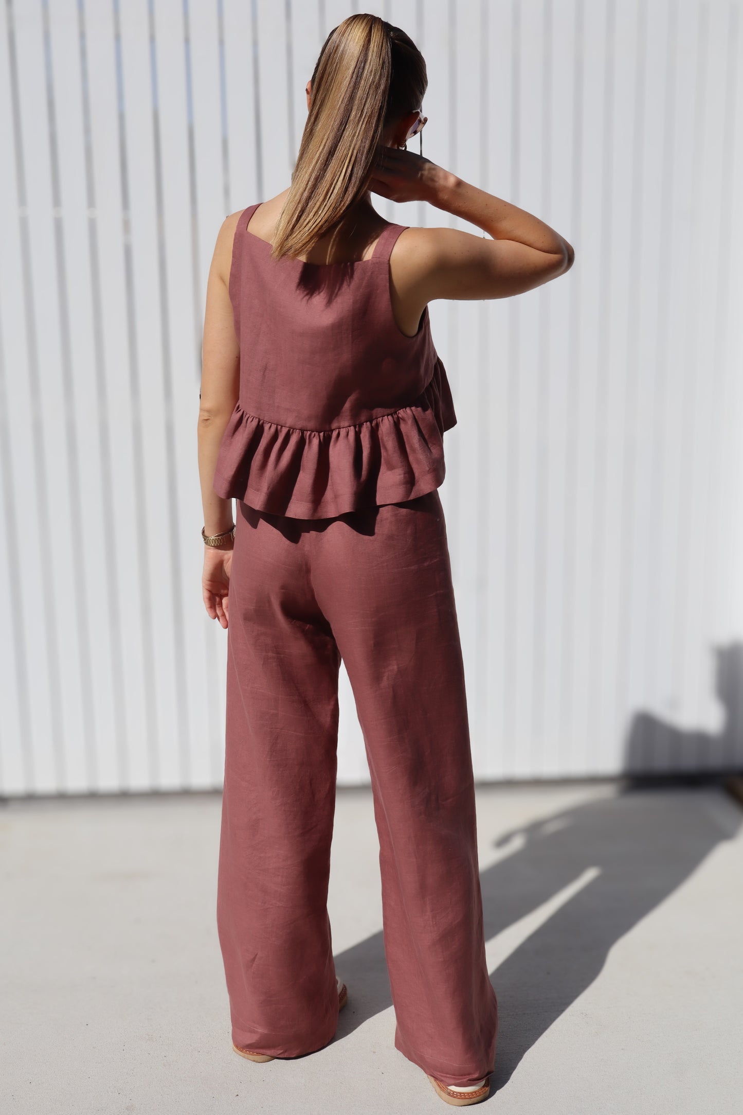 Mia Pant Set - Maple